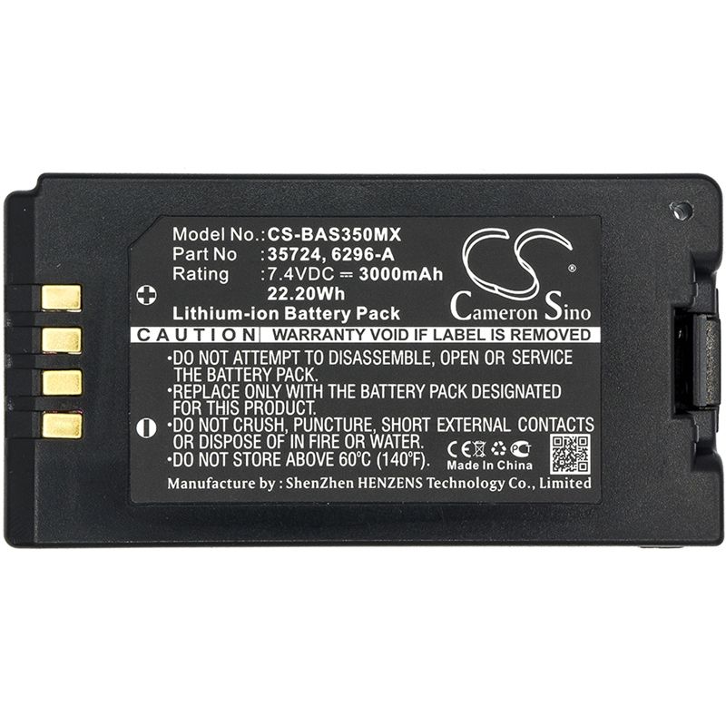 Li-ion Battery fits Baxter Healthcare, 35083, 35162, 35700 7.4V, 3000mAh Medical Cameron Sino Technology Limited