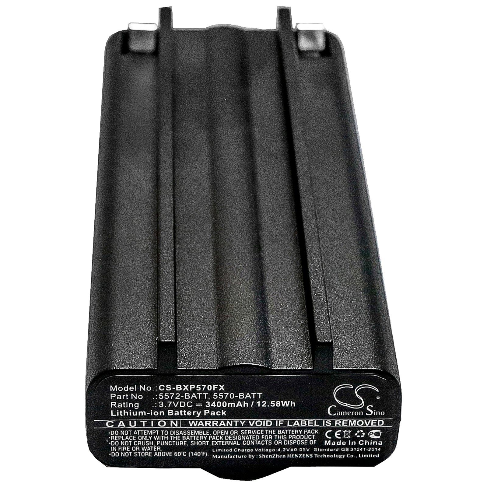 Li-ion Battery fits Bayco, Xpp-5570, Xpr-5572 3.7V, 3400mAh Flashlight Cameron Sino Technology Limited