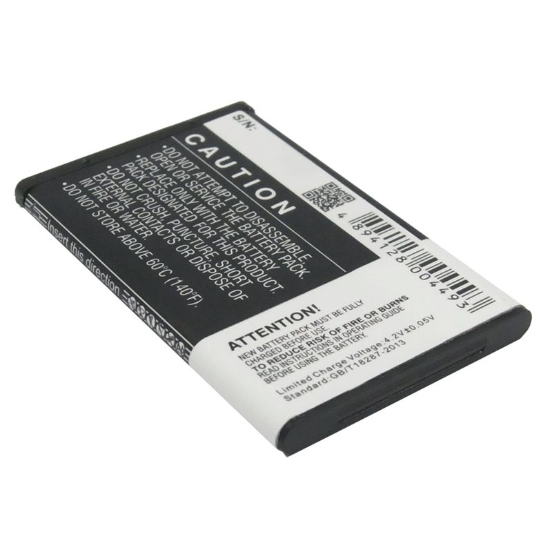 Li-ion Battery Fits Bbk, I267, I508, I509 3.7v, 750mah Camera Cameron Sino Technology Limited