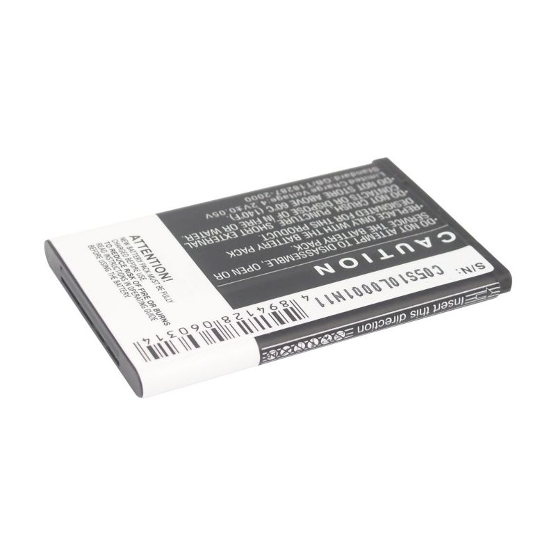 Li-ion Battery fits Bbk, i267, i508, i509 3.7V, 900mAh Camera Cameron Sino Technology Limited