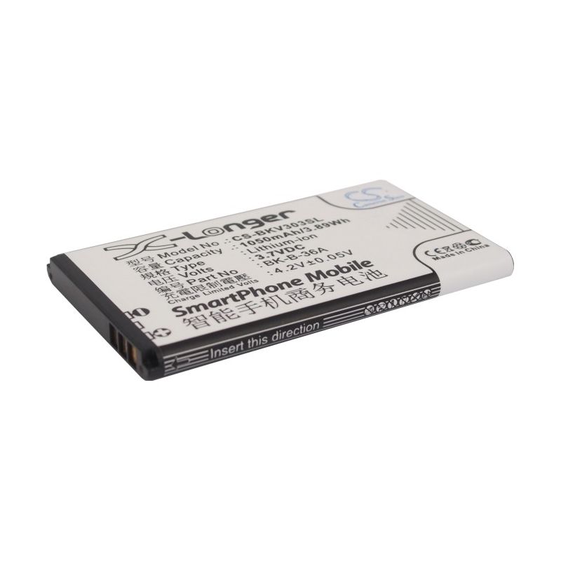 Li-ion Battery fits Bbk, vivo v303, vivo y1 3.7V, 1050mAh Mobile & SmartPhone Cameron Sino Technology Limited