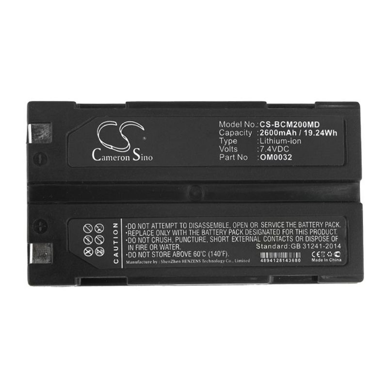 Li-ion Battery fits Bci, Capnocheck Ii Capnograph Pulse Oximeter, Bci 7.4V, 2600mAh Medical Cameron Sino Technology Limited