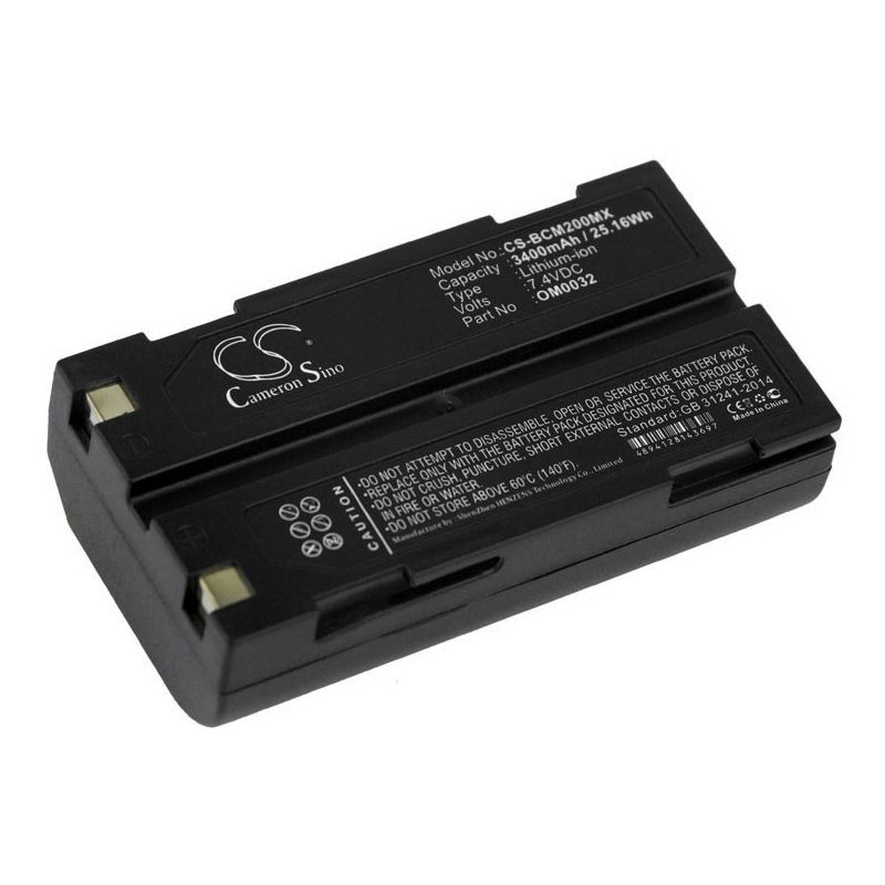 Li-ion Battery fits Bci, Capnocheck Ii Capnograph Pulse Oximeter, Bci 7.4V, 3400mAh Medical Cameron Sino Technology Limited