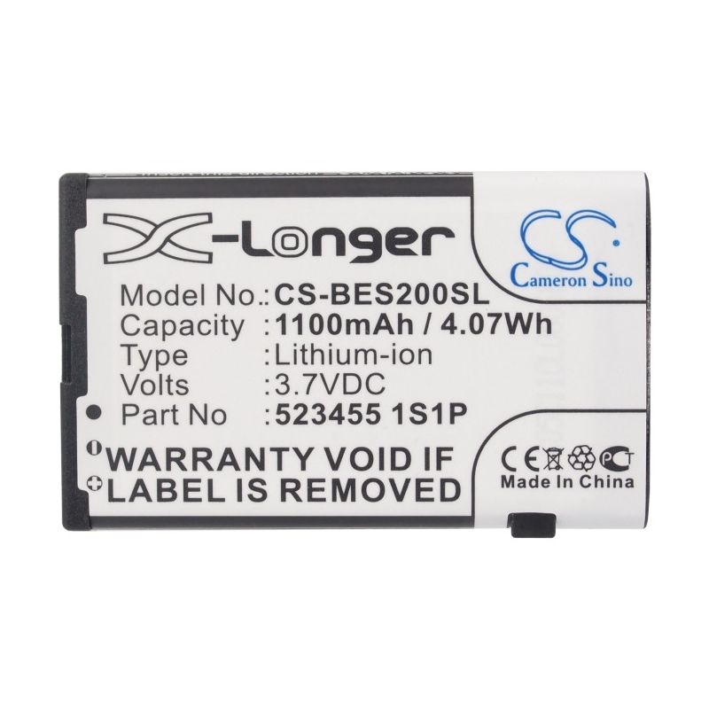 Li-ion Battery fits Bea-fon, s200, s210, videocon 3.7V, 1100mAh Mobile & SmartPhone Cameron Sino Technology Limited