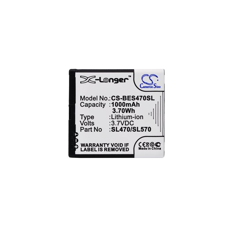 Li-ion Battery fits Bea-fon, sl470, sl570, sl670_eu001w 3.7V, 1000mAh Mobile & SmartPhone Cameron Sino Technology Limited