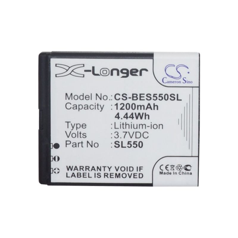Li-ion Battery fits Bea-fon, sl550 3.7V, 1200mAh Mobile & SmartPhone Cameron Sino Technology Limited
