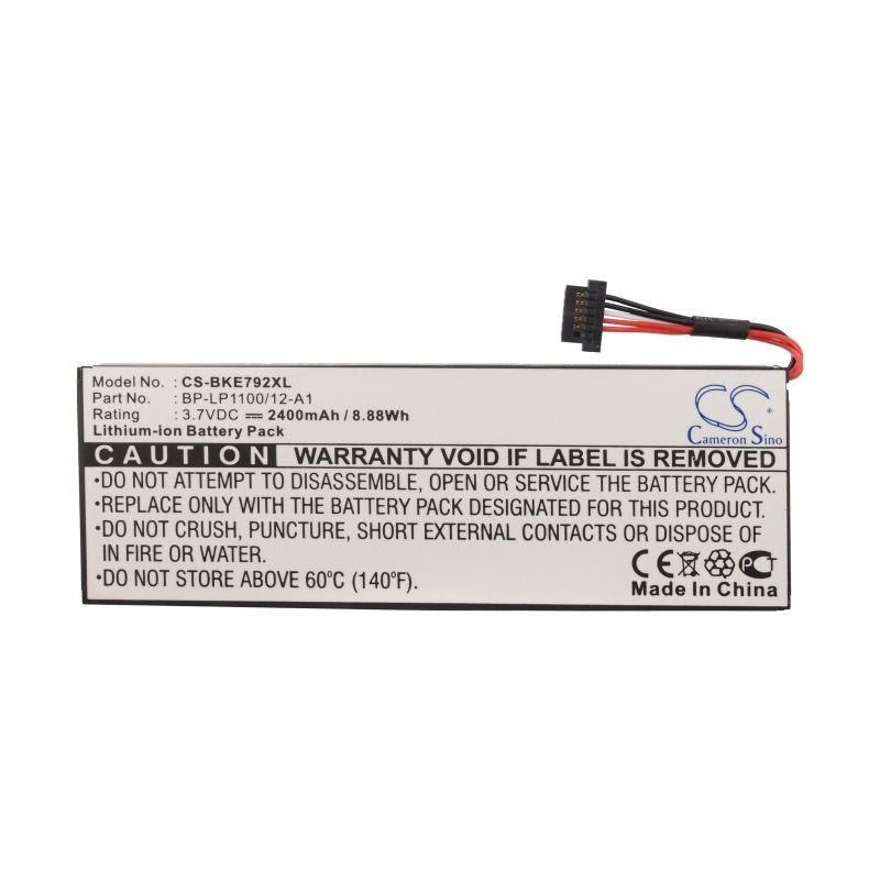 Li-ion Battery fits Becker, Be7928, Traffic Assist 7928 3.7V, 2400mAh GPS & Navigator Cameron Sino Technology Limited