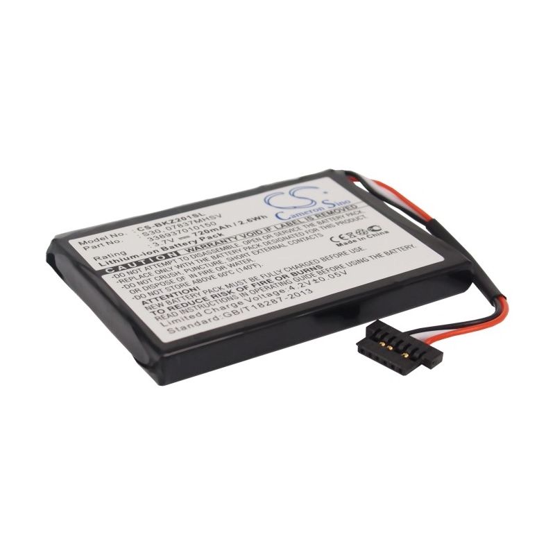 Li-ion Battery fits Becker, Ready 50, Traffic Assist Pro Z250 Ferrari Edition 3.7V, 720mAh GPS & Navigator Cameron Sino Technology Limited