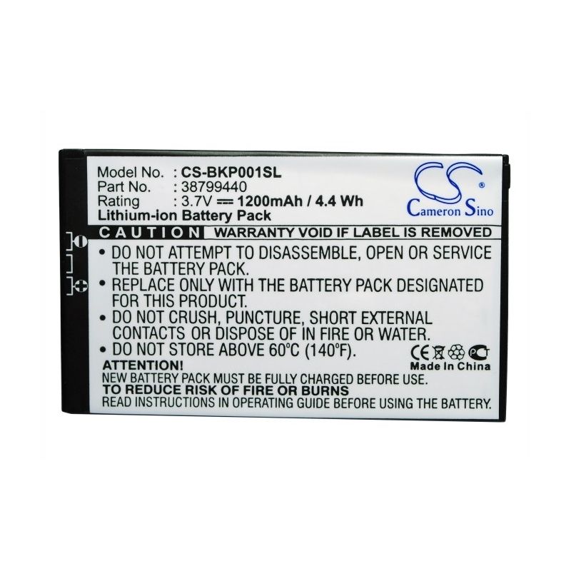 Li-ion Battery fits Becker, Traffic Assist 7916, Traffic Assist Pro 3.7V, 1200mAh GPS & Navigator Cameron Sino Technology Limited