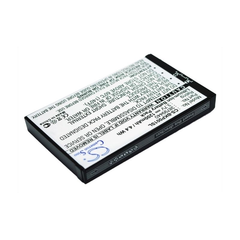 Li-ion Battery fits Becker, Traffic Assist 7916, Traffic Assist Pro 3.7V, 1200mAh GPS & Navigator Cameron Sino Technology Limited