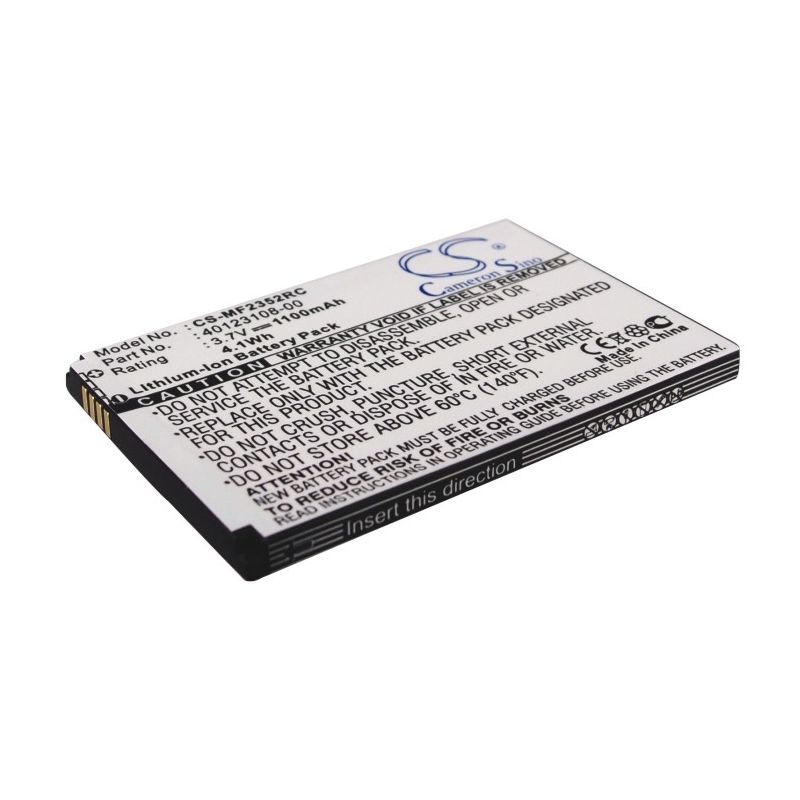 Li-ion Battery Fits Bell, Mifi 2372, Novatel Wireless, Mifi 2352 3.7v, 1100mah Hotspot Cameron Sino Technology Limited