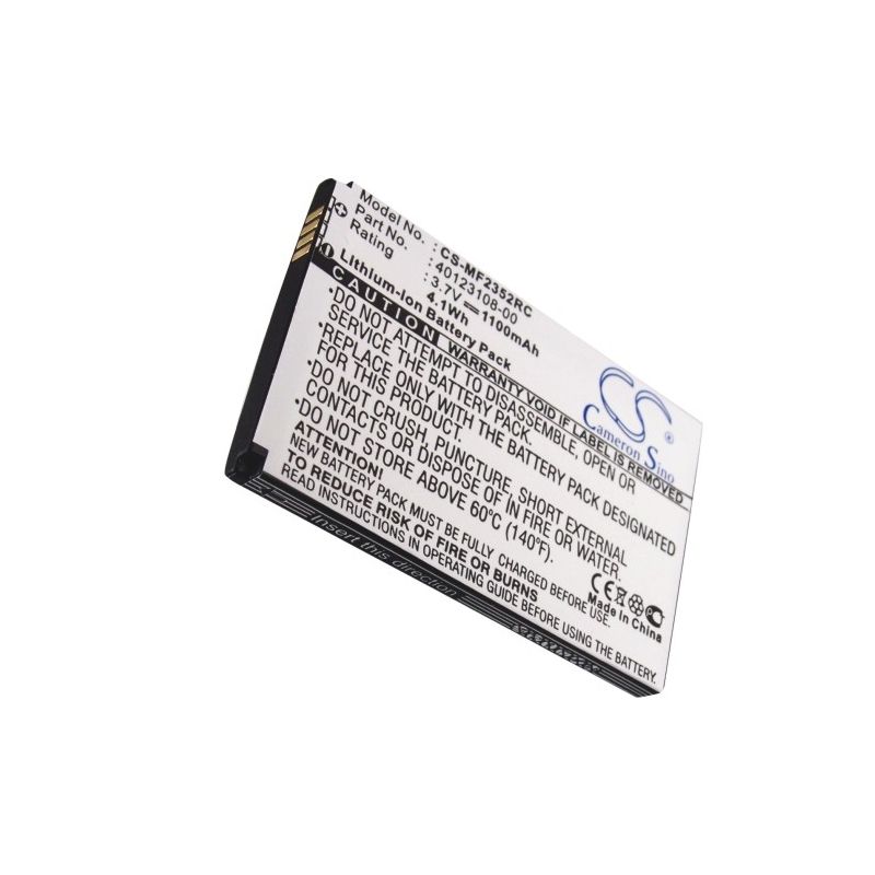 Li-ion Battery Fits Bell, Mifi 2372, Novatel Wireless, Mifi 2352 3.7v, 1100mah Hotspot Cameron Sino Technology Limited