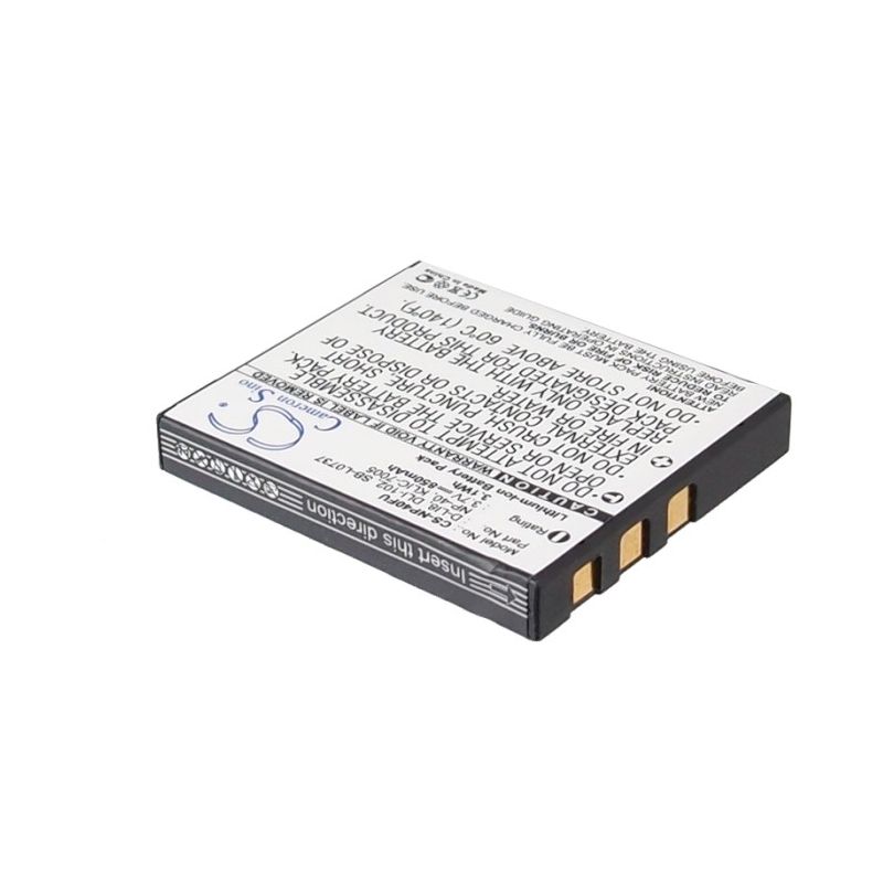 Li-ion Battery fits Benq, Dc X600, X600, Braun 3.7V, 850mAh Camera Cameron Sino Technology Limited