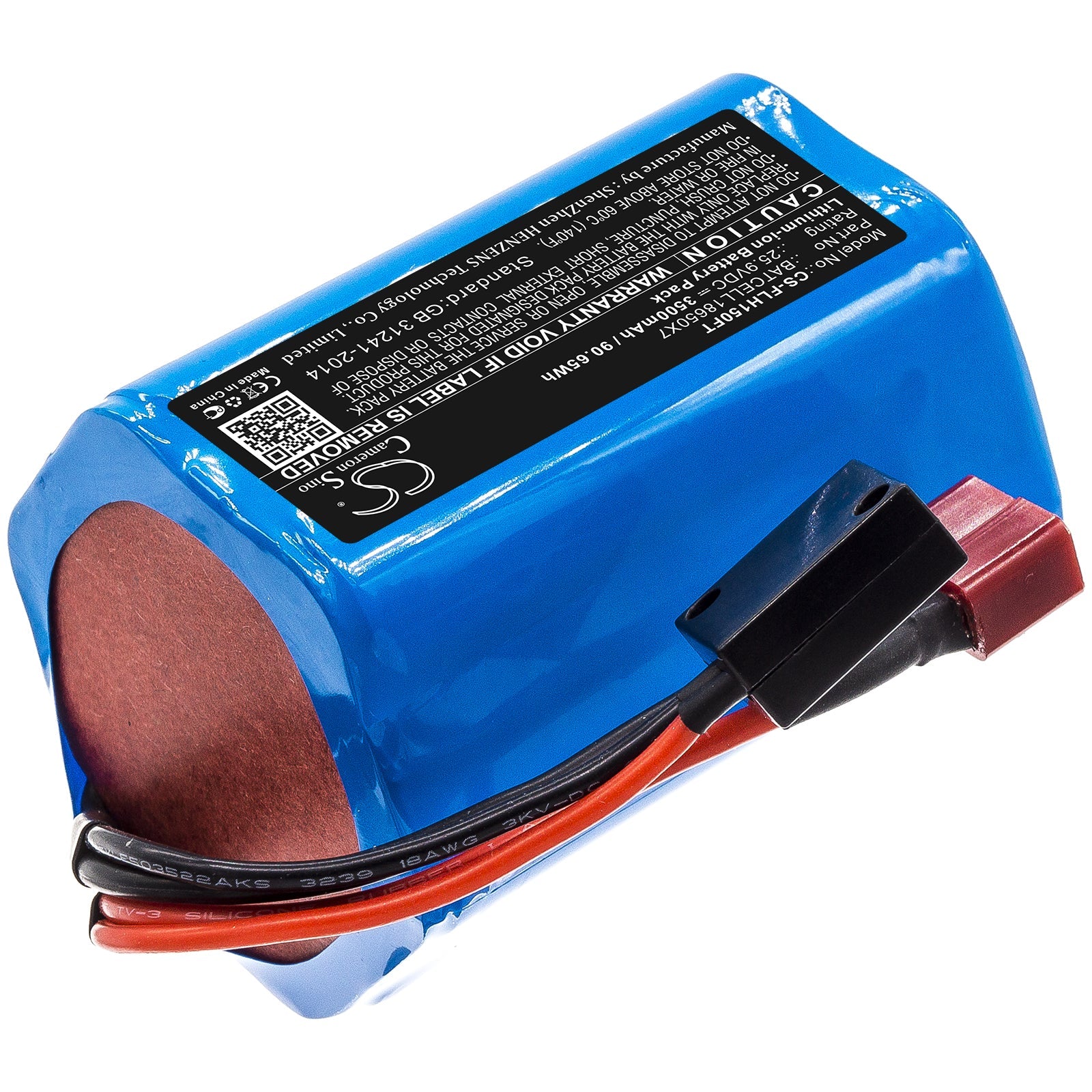 Li-ion Battery fits Bigblue, Batcell18650x7 25.9V, 3500mAh Flashlight Cameron Sino Technology Limited