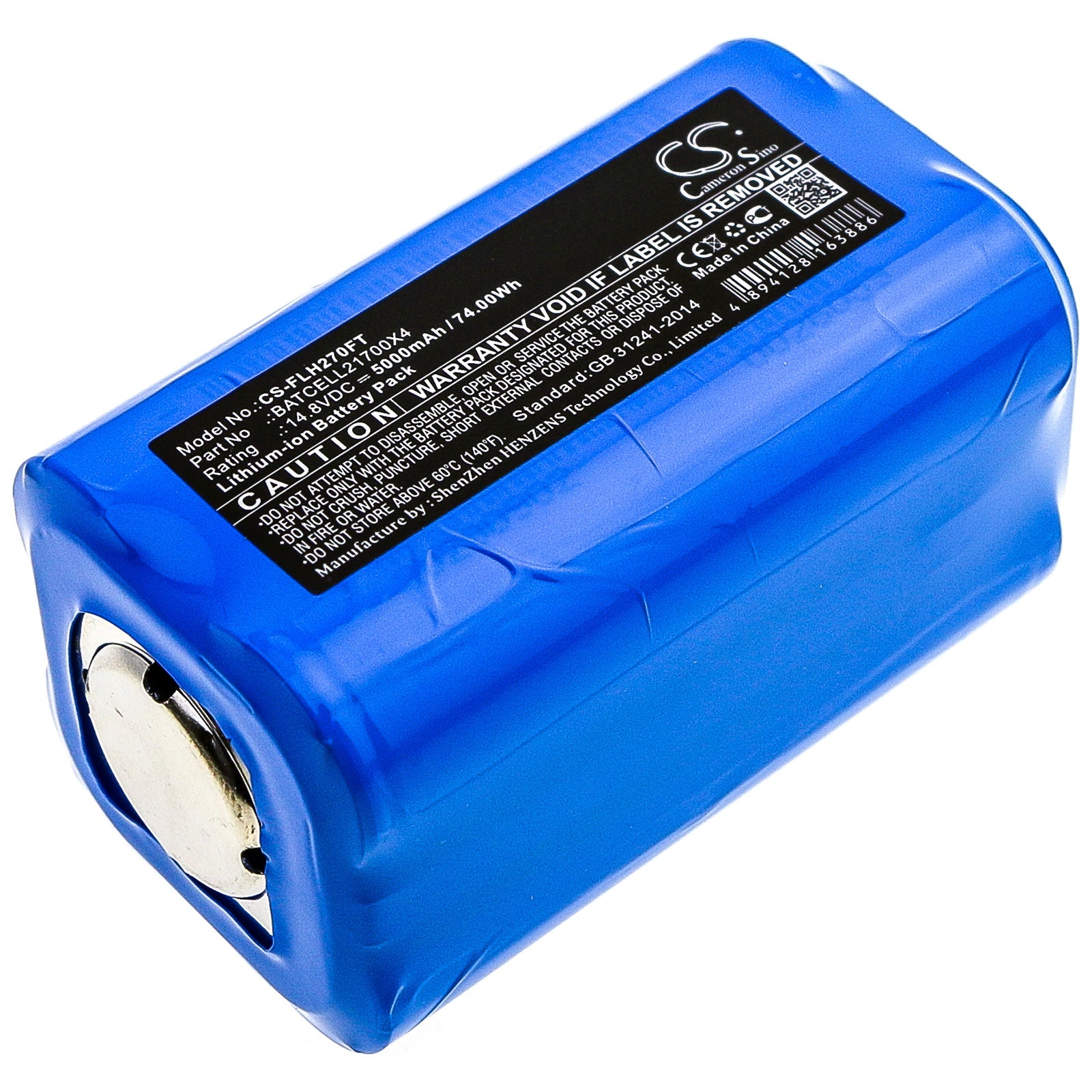 Li-ion Battery fits Bigblue, Cb6500p, Cb9000p 14.8V, 5000mAh Flashlight Cameron Sino Technology Limited
