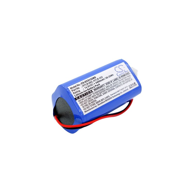Li-ion Battery fits Biocare, Ecg-1200, Ecg-1201, Ecg-1210 14.80V, 3400mAh Medical Cameron Sino Technology Limited