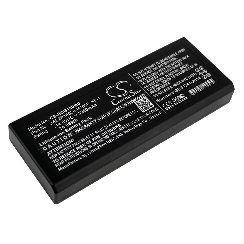 Li-ion Battery fits Biocare, Im15, Biocare 14.8V, 5200mAh Medical Cameron Sino Technology Limited