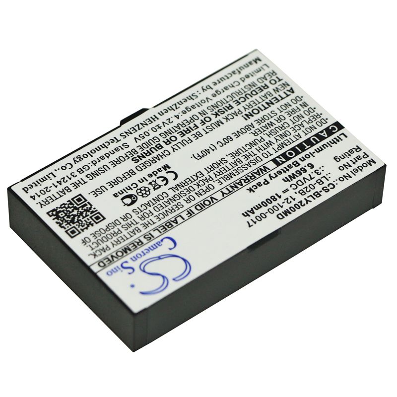 Li-ion Battery fits Biolicht, Anyyiew A2, Bolate, Anyyiew A2 3.7V, 1800mAh Medical Cameron Sino Technology Limited