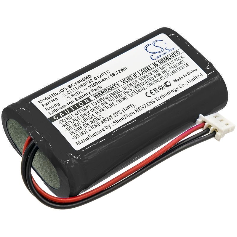 Li-ion Battery fits Bionet, Oximete Oxy9 Wave, Bionet 3.6V, 5200mAh Medical Cameron Sino Technology Limited