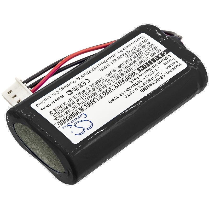 Li-ion Battery fits Bionet, Oximete Oxy9 Wave, Bionet 3.6V, 5200mAh Medical Cameron Sino Technology Limited