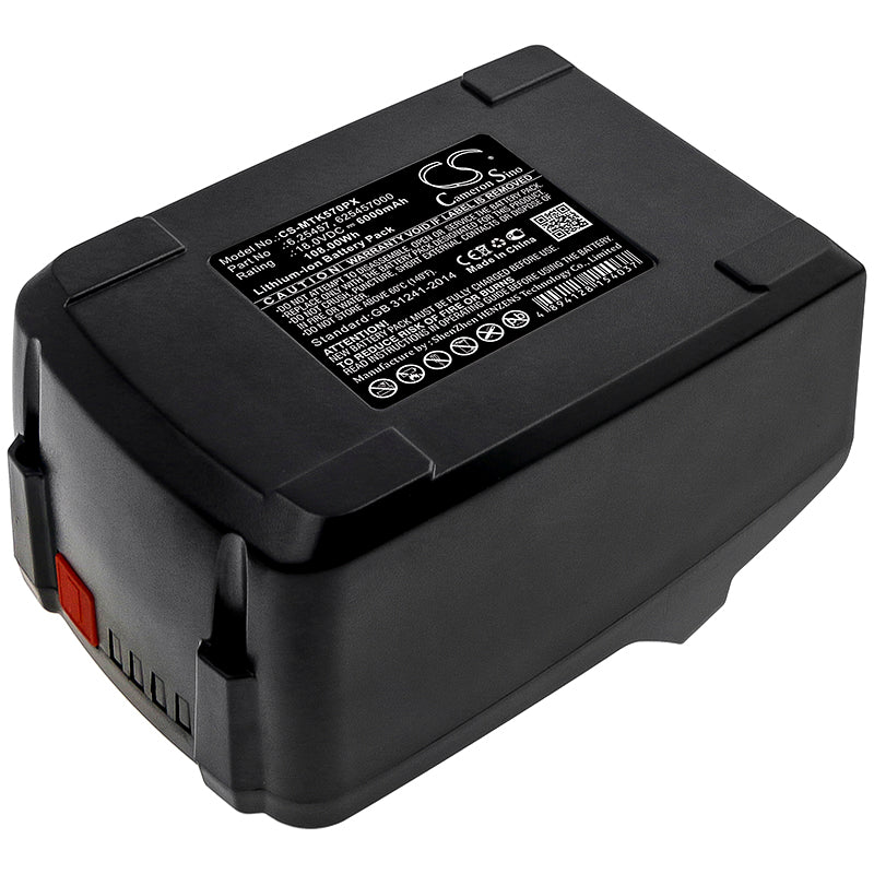Li-ion Battery fits Birchmeier, A 130 Ac1, A 50 Ac1 18.0V, 6000mAh Power Tools Cameron Sino Technology Limited