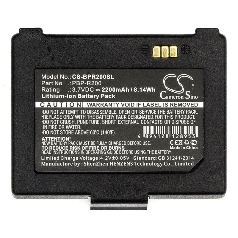 Li-ion Battery Fits Bixolon, Spp-r200/ii, Spp-r300, Spp-r400 3.7v, 2200mah Portable Printer Cameron Sino Technology Limited