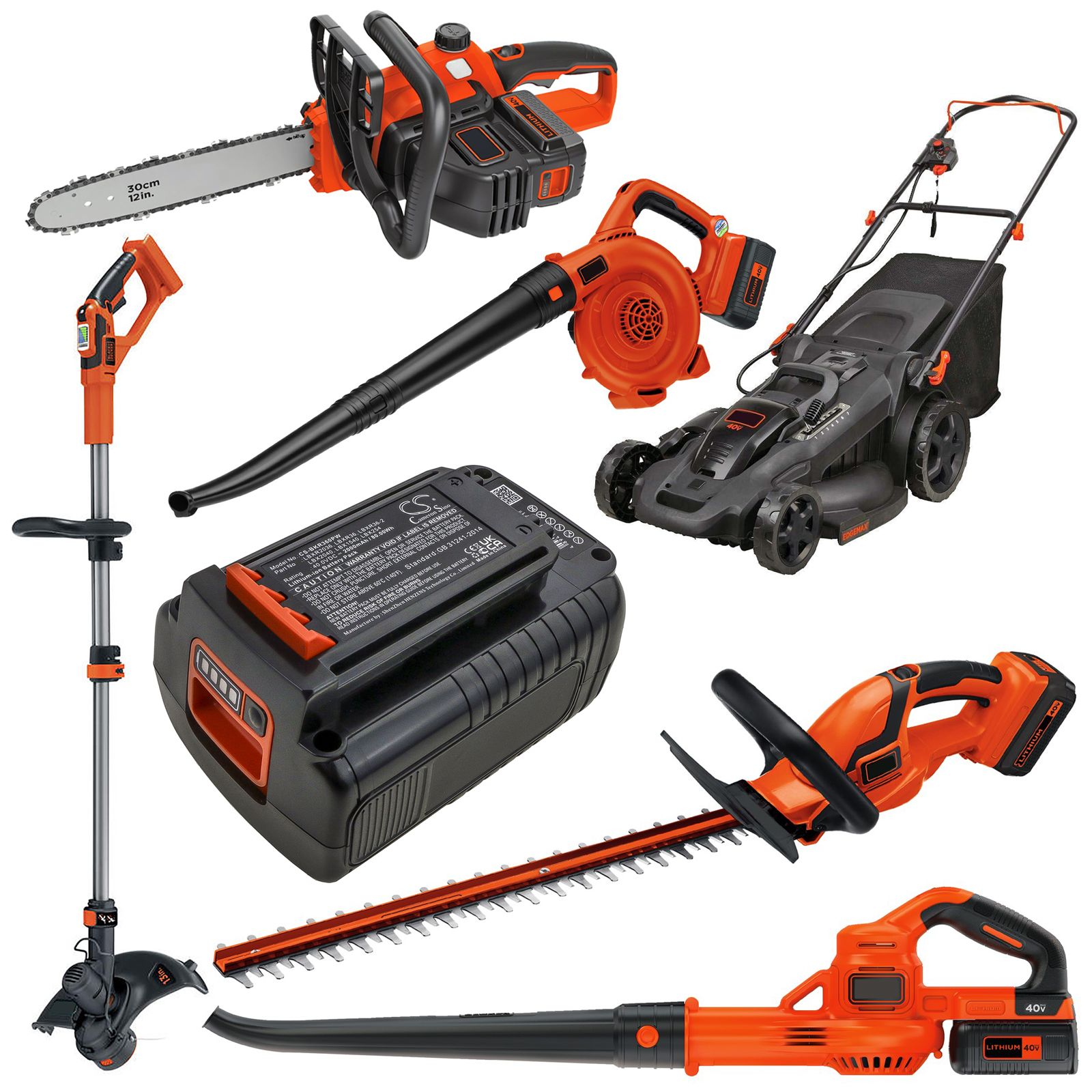 Li-ion Battery fits Black & Decker, Cm1640, Cm2040, Cm2043c 40.0V, 2000mAh Power Tools Cameron Sino Technology Limited