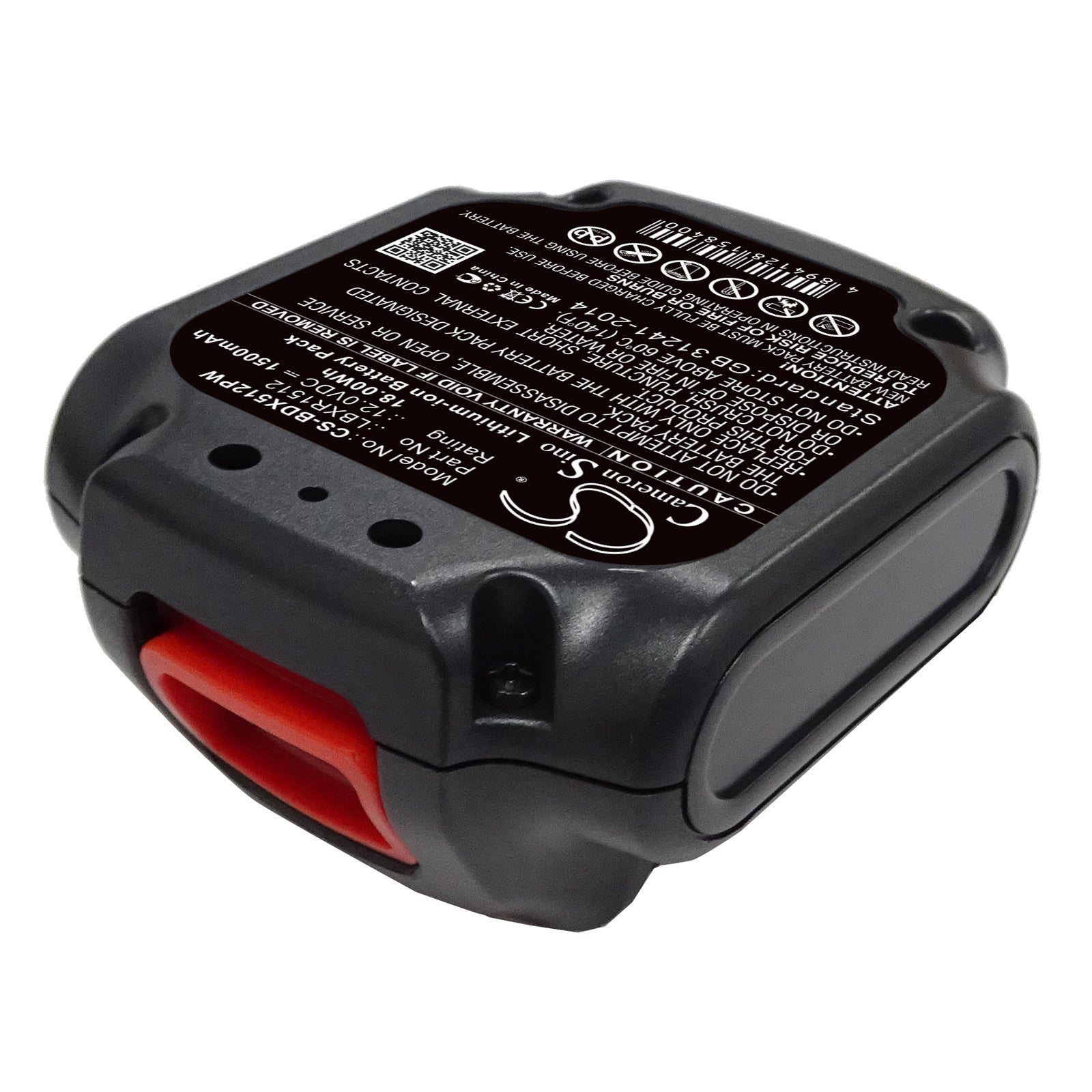 Li-ion Battery fits Black & Decker, Lbxr1512 12.0V, 1500mAh Power Tools Cameron Sino Technology Limited