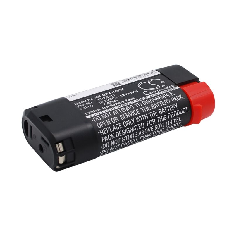 Li-ion Battery Fits Black & Decker, Vpx1101, Vpx1101x, Vpx1201 6.6v, 1200mah Power Tools Cameron Sino Technology Limited