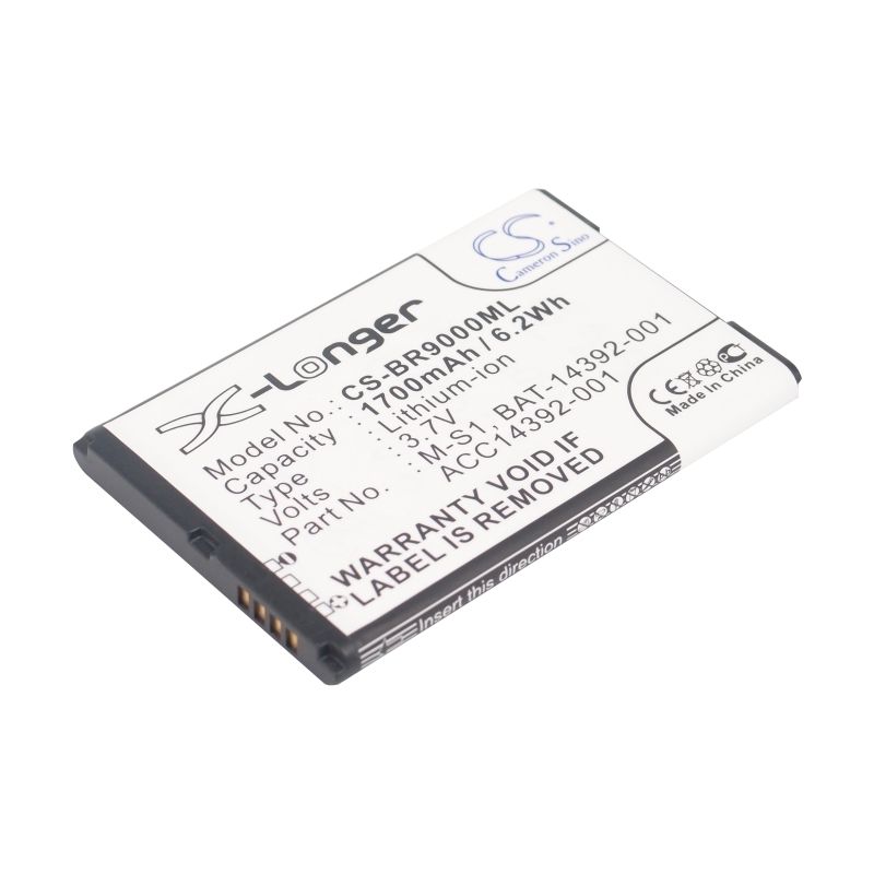 Li-ion Battery Fits Blackberry, Bold 9000, Bold 9030, Bold 9220 3.7v, 1700mah Communications Cameron Sino Technology Limited (Suspended)