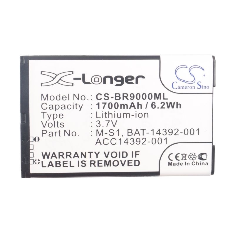 Li-ion Battery Fits Blackberry, Bold 9000, Bold 9030, Bold 9220 3.7v, 1700mah Communications Cameron Sino Technology Limited (Suspended)
