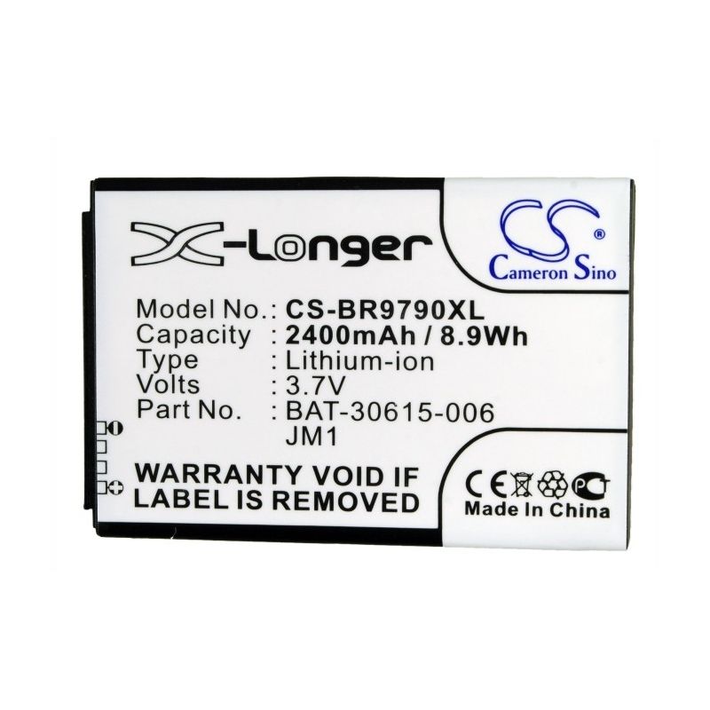 Li-ion Battery fits Blackberry, bold 9790 3.7V, 2400mAh Communications Cameron Sino Technology Limited (Suspended)