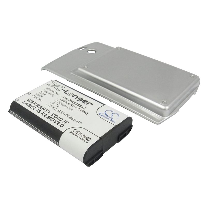 Li-ion Battery fits Blackberry, curve 8300, curve 8310, curve 8320 3.7V, 1900mAh Communications Cameron Sino Technology Limited