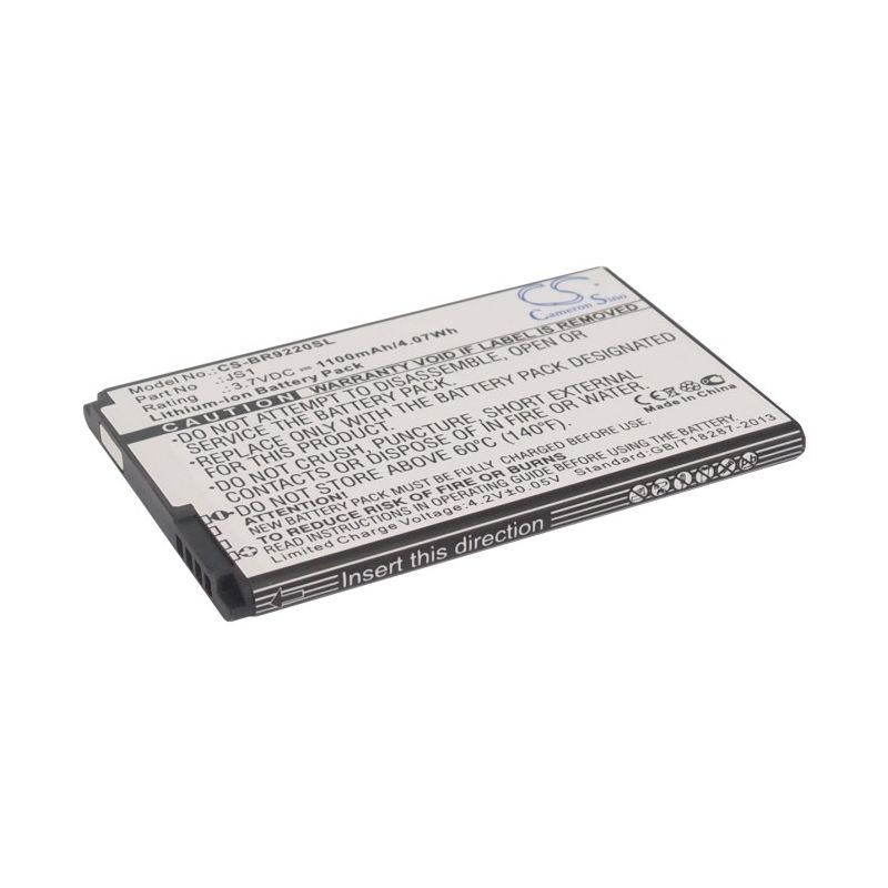 Li-ion Battery fits Blackberry, curve 9220, curve 9230, curve 9310 3.7V, 1100mAh Communications Cameron Sino Technology Limited (Suspended)