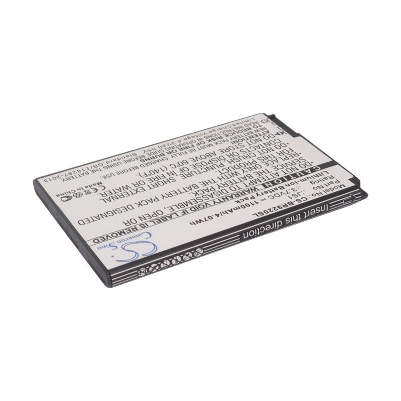 Li-ion Battery fits Blackberry, curve 9220, curve 9230, curve 9310 3.7V, 1100mAh Communications Cameron Sino Technology Limited (Suspended)