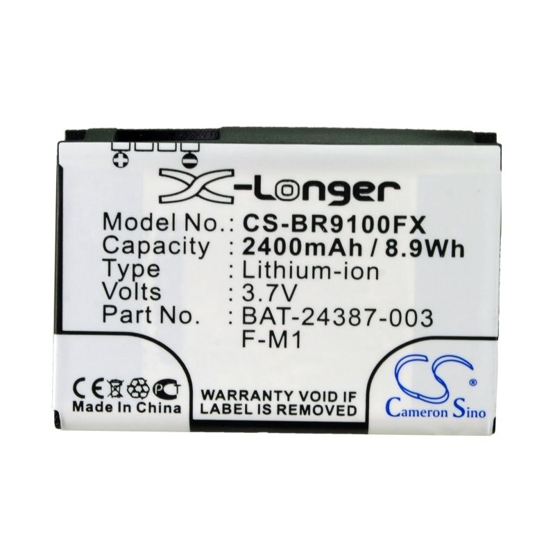 Li-ion Battery fits Blackberry, pearl 9100 3.7V, 2400mAh Mobile & SmartPhone Cameron Sino Technology Limited