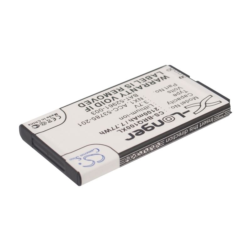 Li-ion Battery fits Blackberry, q10, q10 lte, q10 lte sqn100-1 3.7V, 2100mAh Communications Cameron Sino Technology Limited