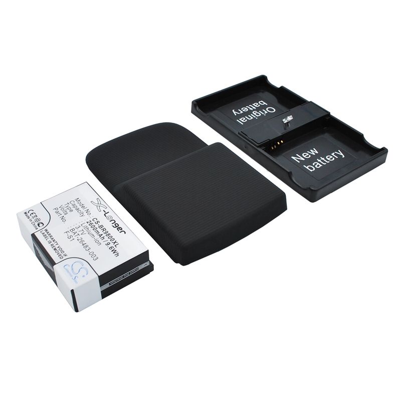 Li-ion Battery fits Blackberry, torch, torch 9800 3.7V, 2600mAh Communications Cameron Sino Technology Limited (Suspended)