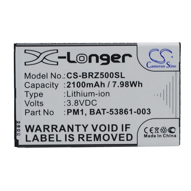 Li-ion Battery fits Blackberry, z5 3.8V, 2100mAh Mobile & SmartPhone Cameron Sino Technology Limited