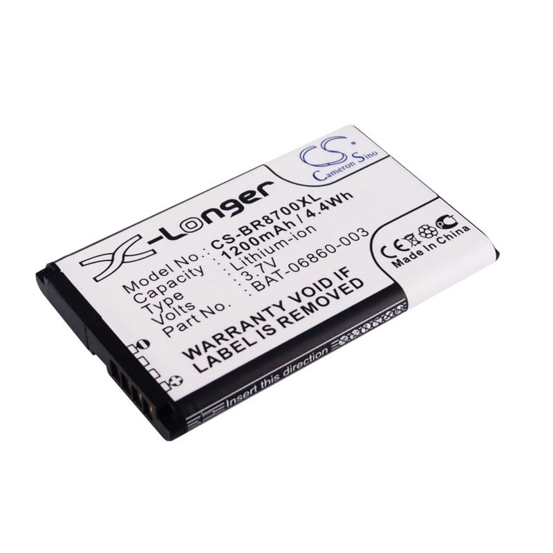 Li-ion Battery Fits Blackberry,8700, 8700c, 8700f 3.7v, 1200mah Communications Cameron Sino Technology Limited