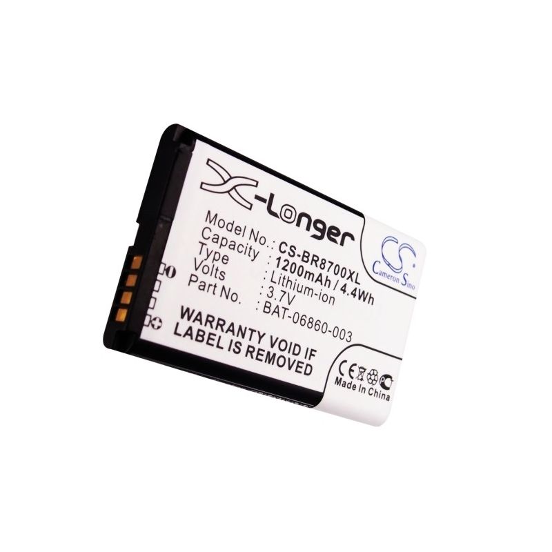Li-ion Battery Fits Blackberry,8700, 8700c, 8700f 3.7v, 1200mah Communications Cameron Sino Technology Limited