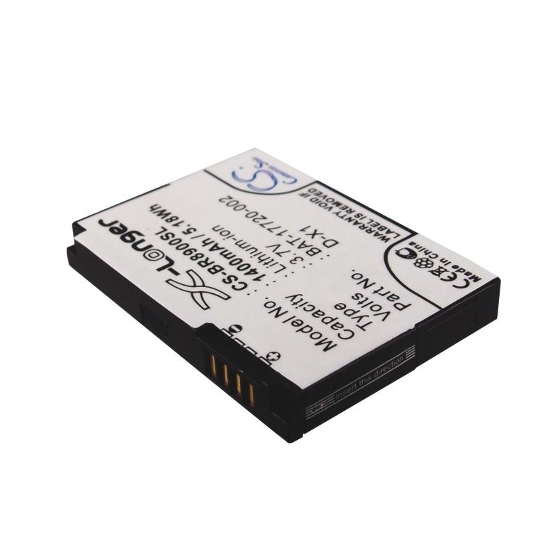 Li-ion Battery Fits Blackberry,8900, 8900 Curve, 9500 Storm 3.7v, 1400mah Mobile & SmartPhone Cameron Sino Technology Limited