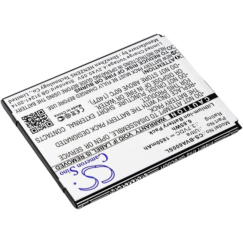 Li-ion Battery fits Blackview, a6, ultra 3.7V, 1850mAh Mobile & SmartPhone Cameron Sino Technology Limited