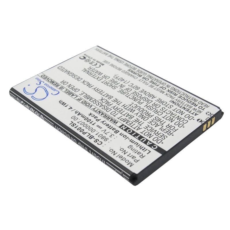 Li-ion Battery fits Blaupunkt, america 3.7V, 1100mAh Mobile & SmartPhone Cameron Sino Technology Limited