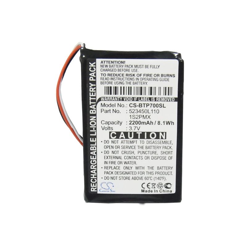 Li-ion Battery fits Blaupunkt, Travelpilot 500, Travelpilot 700 3.7V, 2200mAh GPS & Navigator Cameron Sino Technology Limited