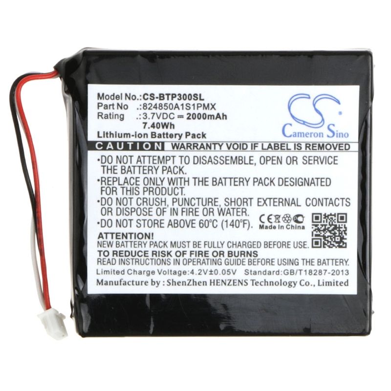 Li-ion Battery fits Blaupunkt, Travelpilot Tp300 3.7V, 2000mAh GPS & Navigator Cameron Sino Technology Limited