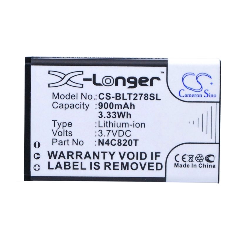 Li-ion Battery fits Blu, aria, jenny ii, jenny tv 2.8 3.7V, 900mAh Mobile & SmartPhone Cameron Sino Technology Limited