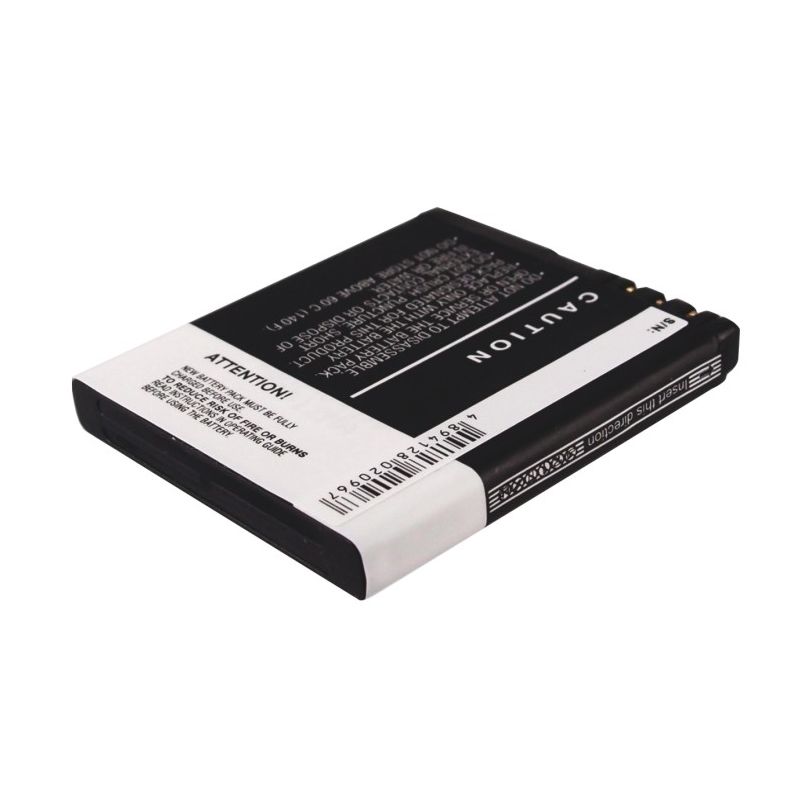 Li-ion Battery Fits Blu, Cubo, Nokia, N78 3.7v, 1200mah Mobile & SmartPhone Cameron Sino Technology Limited