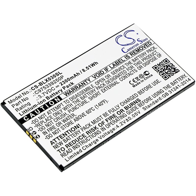 Li-ion Battery fits Blu, d0030uu, dash x plus lte 3.7V, 2300mAh Mobile & SmartPhone Cameron Sino Technology Limited