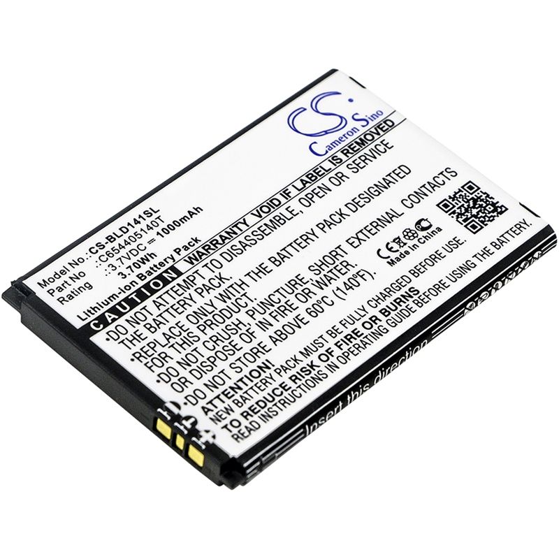 Li-ion Battery fits Blu, d140k, d141k, dash jr k 3.7V, 1000mAh Mobile & SmartPhone Cameron Sino Technology Limited